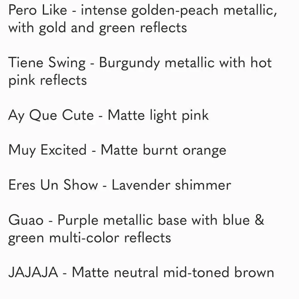 ALAMAR COSMETICS Spanglish Pressed Pigment Palette